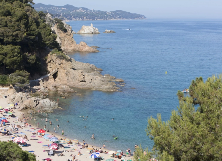 blanes cala bona sant francesc